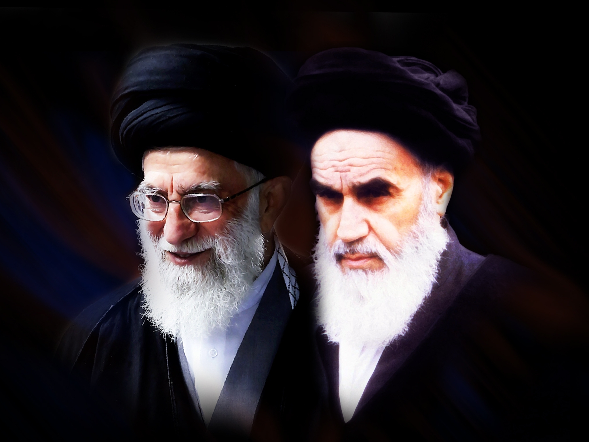 khamenei-khomeyni.jpg -  by mohsen dehbashi