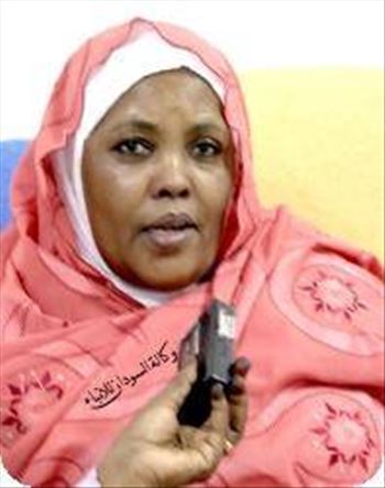 همسر عمرالبشیر رئیس جمهور سودان