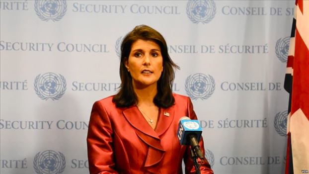 نیکی هیلی، سفیر آمریکا در سازمان ملل