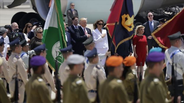 رئیس جمهوری آمریکا از عربستان به اسرائیل رفت؛ صلح خاور میانه در صدر گفت‌وگوها