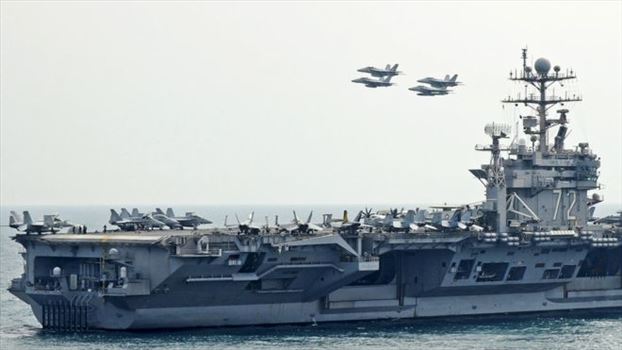 _106811241_053774596-2.jpg - مقام‌های ارشد دولت آمریکا گفته‌اند که اعزام ناوگروه "یواس‌اس آبراهام لینکلن" به آب‌های خلیج فارس در واکنش به "تحرکات و رفتار‌های نگران‌کننده ایران" صورت می‌گیرد.