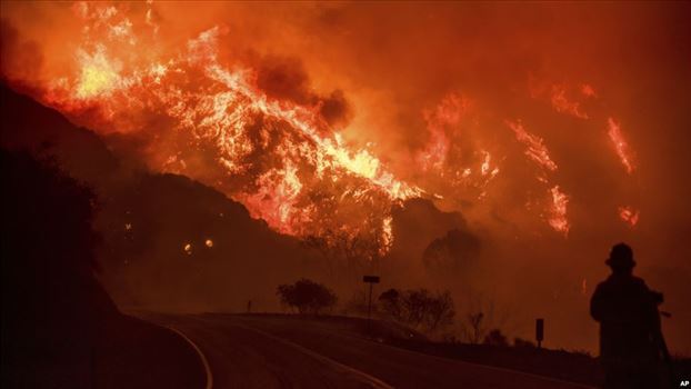 ادامه آتش سوزی ها در کالیفرنیا