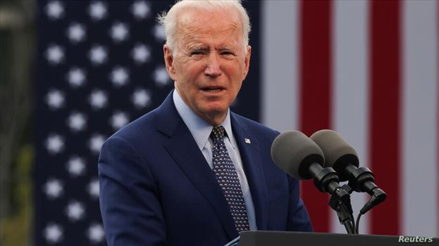 U.S. President Joe Biden speaks during the Democratic National Committee's 