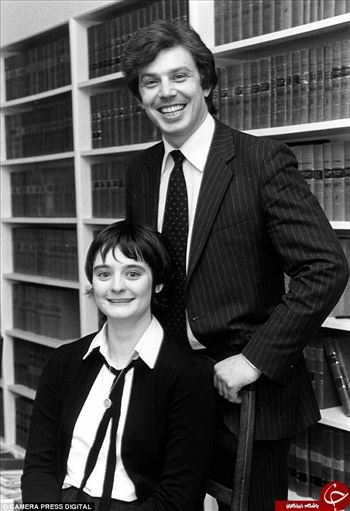 تونی بلر و چری بوث در سال 1983