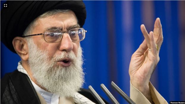 2022-01-10_074409.png - دوشنبه ۲۰ دی ۱۴۰۰ ایران ۰۷:۴۳ 
آقای خامنه‌ای هم‌زمان با مذاکرات وین: مذاکره و تعامل با «دشمن» به معنی «تسلیم» نیست