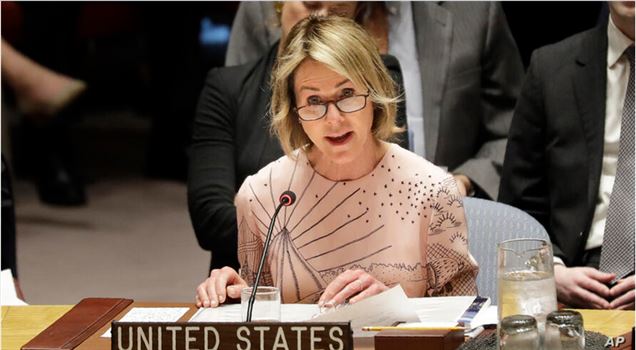 سفیر آمریکا در سازمان ملل متحد نسبت به لغو تحریم تسلیحاتی ایران هشدار داد
۰۱ مرداد ۱۳۹۹